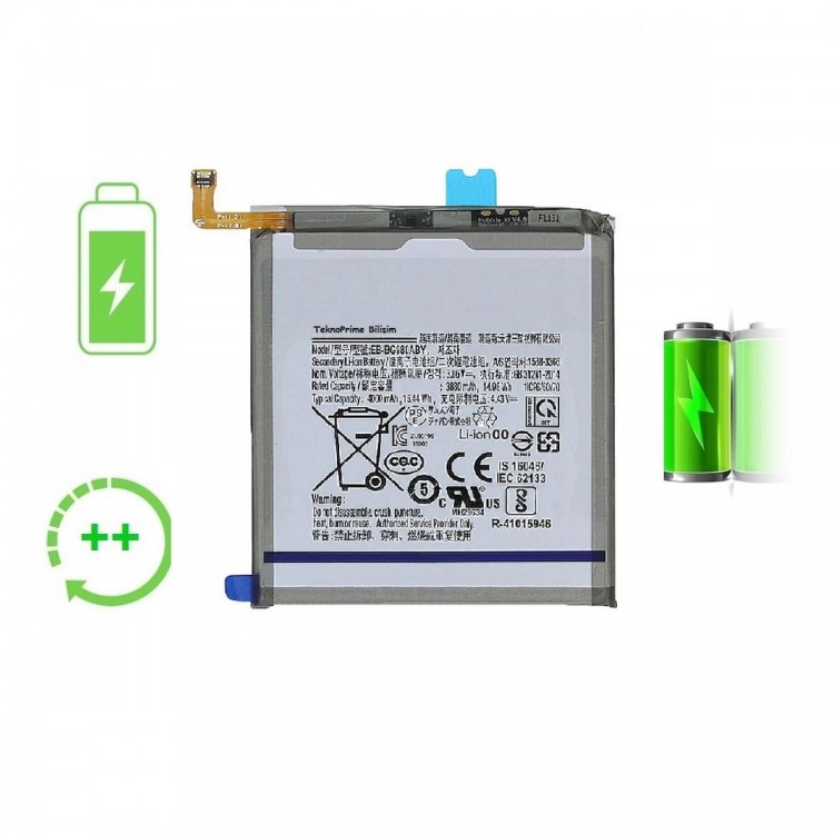 Samsung Galaxy S20 G980F ile Uyumlu Güclendirilmis İthal Pil Batarya Samsung Galaxy S20 G980F ile Uyumlu Güclendirilmis İthal Pil Batarya