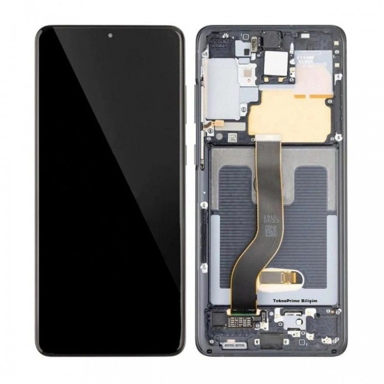 Samsung Galaxy S20 Plus ile Uyumlu Oled Ekran Dokunmatik SM-G985F Siyah