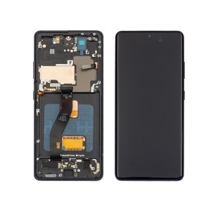 Samsung Galaxy S21 Ultra ile Uyumlu Oled Ekran Dokunmatik SM-G998B Siyah Samsung Galaxy S21 Ultra ile Uyumlu Oled Ekran Dokunmatik SM-G998B Siyah