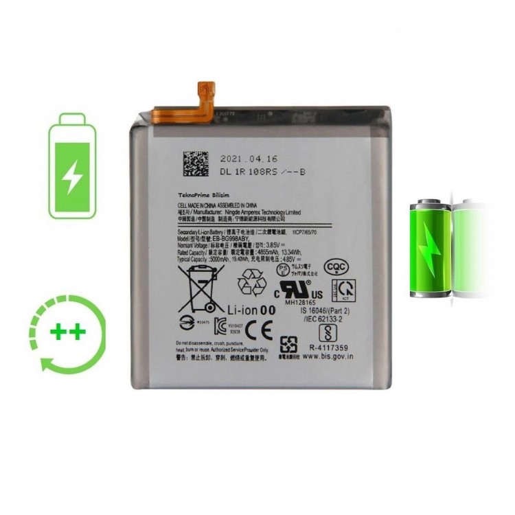 Samsung Galaxy S21 Ultra G998B ile Uyumlu Güclendirilmis İthal Pil Batarya Samsung Galaxy S21 Ultra G998B ile Uyumlu Güclendirilmis İthal Pil Batarya