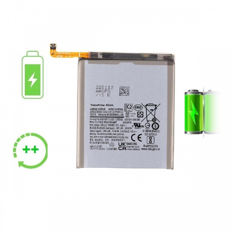 Samsung Galaxy S22 Plus S906 ile Uyumlu Güclendirilmis İthal Pil Batarya