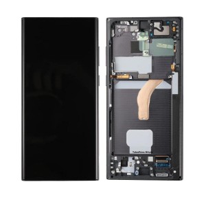 Samsung Galaxy S22 Ultra ile Uyumlu Oled Ekran Dokunmatik SM-S908E Siyah Samsung Galaxy S22 Ultra ile Uyumlu Oled Ekran Dokunmatik SM-S908E Siyah
