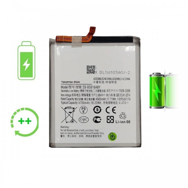Samsung Galaxy S23 Plus 5G S916 İle Uyumlu Güclendirilmis İthal Pil Batarya Samsung Galaxy S23 Plus 5G S916 İle Uyumlu Güclendirilmis İthal Pil Batarya