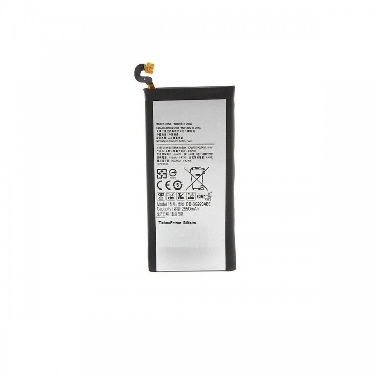 Samsung Galaxy S6 G920F ile Uyumlu İthal Pil Batarya Samsung Galaxy S6 G920F ile Uyumlu İthal Pil Batarya