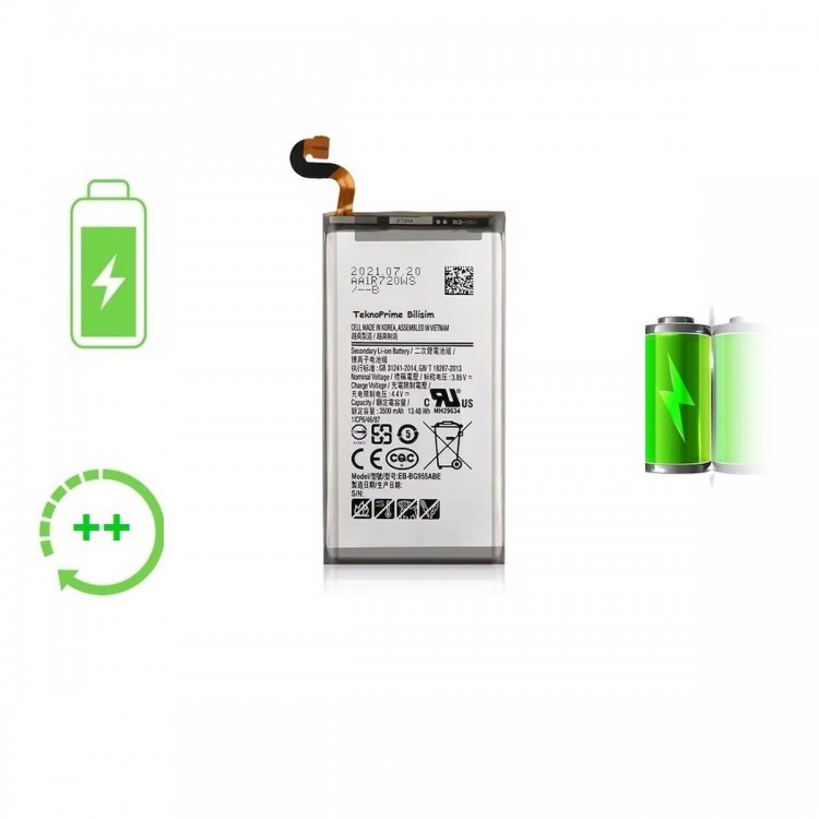 Samsung Galaxy S8 Plus G955F ile Uyumlu Güclendirilmis İthal Pil Batarya Samsung Galaxy S8 Plus G955F ile Uyumlu Güclendirilmis İthal Pil Batarya