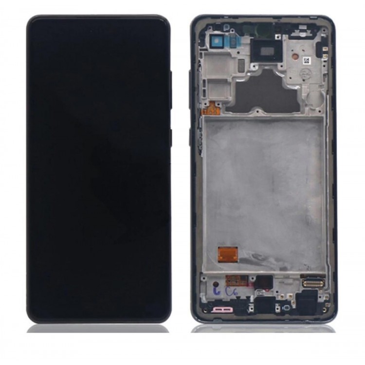 Samsung Galaxy A72 A725F İle Uyumlu Oled Ekran Dokunmatik Tam Ekran