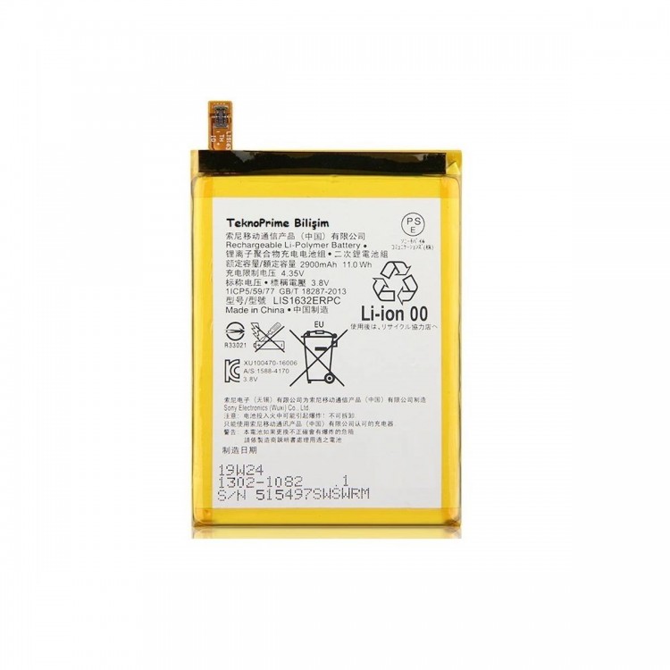 Sony Xperia XZ ile Uyumlu İthal Pil Batarya F8331 F8332