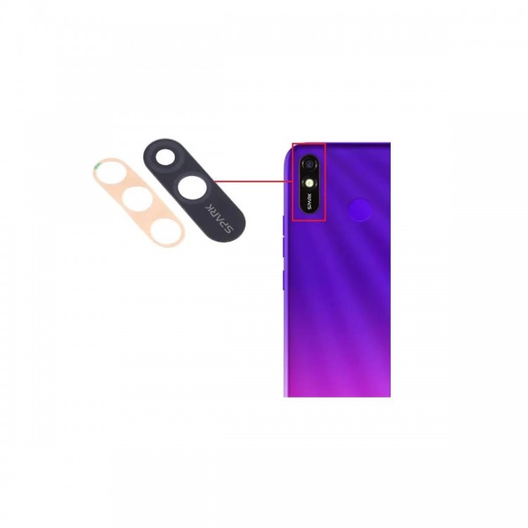 Tecno Spark 4 Lite İle Uyumlu Kamera Camı  BB4K