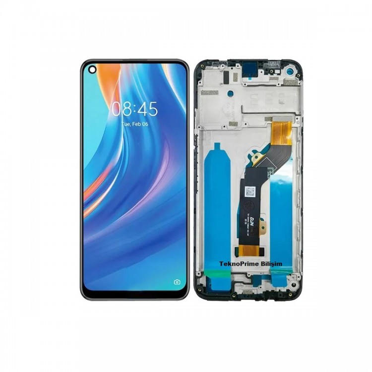 Tecno Spark 7 Pro ile Uyumlu Lcd Ekran Dokunmatik Çıtalı KF8