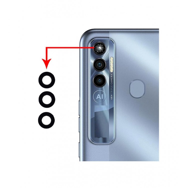 Tecno Spark 7 Pro İle Uyumlu Kamera Cam Set KF8