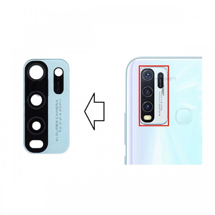 Vivo Y30 2020 İle Uyumlu Kamera Camı