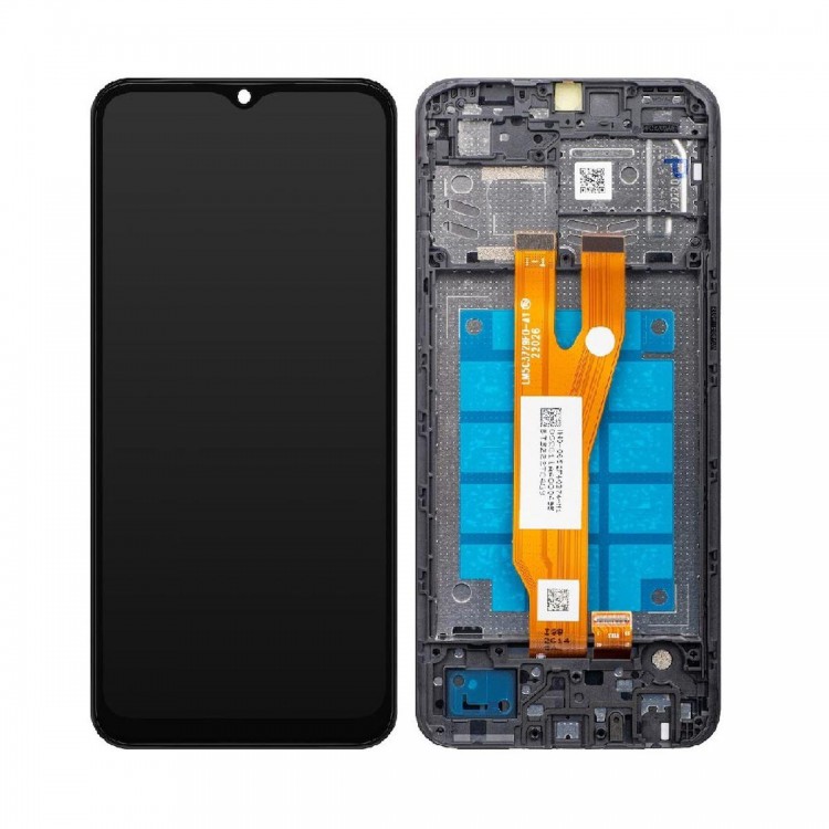Samsung Galaxy A03 Core A032F ile Uyumlu Oled Ekran Dokunmatik Çıtalı