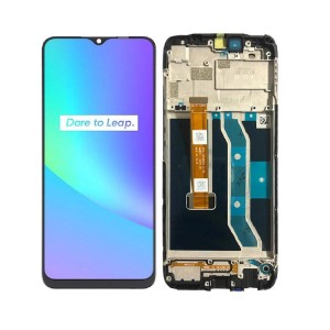 Oppo Realme C25 ile Uyumlu Lcd Ekran Dokunmatik Çıtalı Rmx3191
