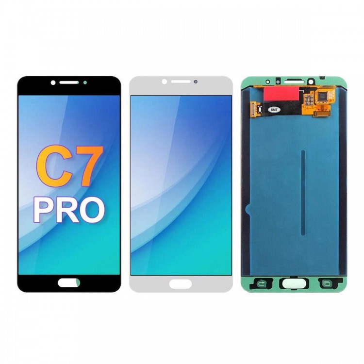 Samsung Galaxy C7 Pro C7010 ile Uyumlu Oled Ekran Dokunmatik
