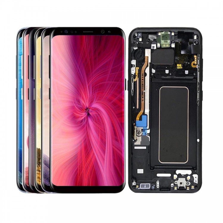 Samsung Galaxy S8 Plus G955F ile Uyumlu Oled Ekran Dokunmatik Siyah Samsung Galaxy S8 Plus G955F ile Uyumlu Oled Ekran Dokunmatik Siyah