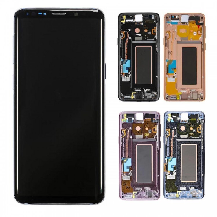 Samsung Galaxy S9 G960F ile Uyumlu Oled Ekran Dokunmatik Siyah
