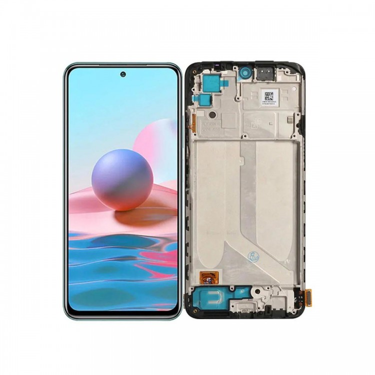 Xiaomi Redmi Note 10S ile Uyumlu TFT  Ekran Dokunmatik Çıtalı M2101K7B